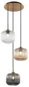 Lustra cu 3 pendule design modern Fannel MIX