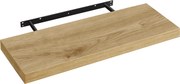 Polita de perete plutitoare GROVE 60x20 cm, stejar artisan