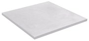 Cadita compozit pentru dus Inter Ceramic patrata 90x90 cm finisaj piatra-negru mat