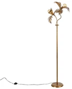 Lampă de podea vintage aurie 187 cm 2 lumini - Botanica