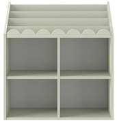 Biblioteca pentru copii BOOK NOOK SAGE 71x76 cm, verde deschis