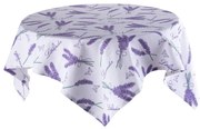 Fată de masă centrală cu imprimeu LAVANDĂ 85 x 85 cm