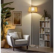 Brilagi - Lampă LED de podea CERIA 1xE27/40W/230V Ø 35 cm bej/alb