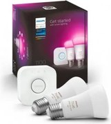 Pachet de bază Philips Hue WACA 2xE27/9W/230V 2000-6500K + Hue Bridge