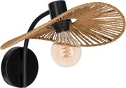 Eglo 31964 - Aplica de perete SIRUELA 1xE27/42W/230V maro/negru