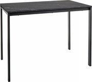 Masa MARIO, negru cu efect de marmura, 100x60x75 cm