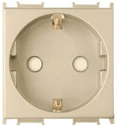 Priza standard german 2 module Thea Modular Panasonic, Auriu