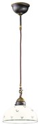 Lustră pe cablu Kolarz 731.30.20 NONNA 1xE27/75W/230V d. 20 cm verde