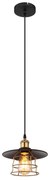 Pendul design clasic Viejo negru mat, cupru 22cm