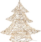 Brad decorativ cu 20 LED-uri, 30 cm