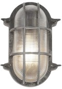 Aplica de perete sau tavan design industrial IP44 Bulkhead Oval