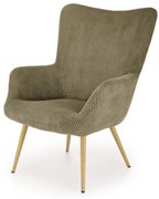 Fotoliu Amaro velvet olive H97 cm