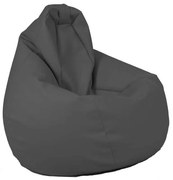 Fotoliu puf copii, Nirvana Light Pufrelax, Material Piele ecologica - Grey
