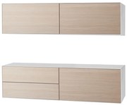 Comodă joasă în decor stejar în set de 2 180x46 cm Edge by Hammel - Hammel Furniture