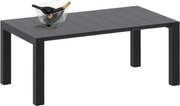 Masa Margo terasa, extensibila 180/ 100 cm, polipropilena - GRI ANTRACIT