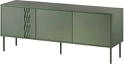 Comoda TV TRESSE, verde, PAL, 150x40x55 cm