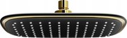 Mexen D-49 pălărie de duș 25x19 cm, neagră/aurie - 79749-75