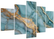 Tablou - Marmură turcoaz (150x105 cm)