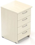 Container Visio 50 x 47 cm - 4 sertare, paltin