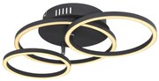 Plafoniera LED moderna design circular KENDY 30W negru