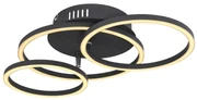 Plafoniera LED moderna design circular KENDY 30W negru