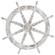 Cârmă de lemn Garthen decor rustic elegant - 60 cm