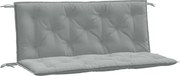 vidaXL Pernă bancă de grădină 2db melanj gri deschis 120x50x7cm textil