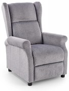 Fotoliu recliner cu functie de masaj Agustin M stofa gri