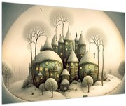 Tablou - Căsuțe de basm (90x60 cm)