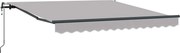 vidaXL Cortina Retractabilă Gri deschis 300 x 250 cm