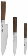 Set cuțite de bucătărie Orion Wooden, 3 buc.