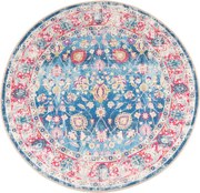 vidaXL Covor lavabil, multicolor, Ø 120 cm