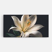 Tablou Canvas, 40x80cm, Dormitor si Living, Flori, Crini, Big Lily View