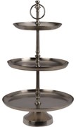Platou metalic cu 3 niveluri, 50 cm
