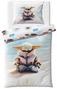 Lenjerie de pat pentru copii Star Wars Baby Yoda,140 x 200 cm, 70 x 90 cm