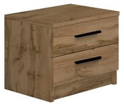 Noptieră TOD, stejar Wotan