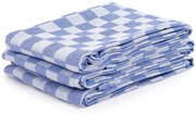 Prosop de lucru 4Home Cube albastru 50 x 90 cm ,set de 3 buc.