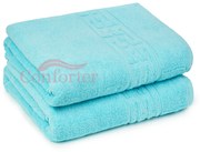 2 Prosoape Baie Bumbac 620g PRG612 Sky Blue 70x130 cm