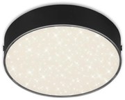 Plafonieră LED Briloner 7072-415 STAR SKY LED/11W/230V d. 15 cm negru