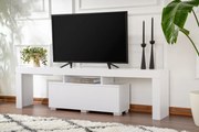 Comoda TV, Hanah Home, Enclave, 180x50x31.3 cm, Alb natural