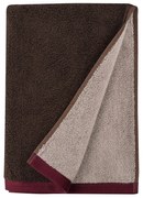 Prosop maro din bumbac organic din frotir 70x133 cm Soft – Mette Ditmer Denmark