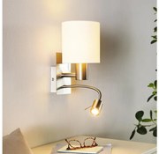 Eglo 96477 - Lampă LED flexibilă PASTERI 1xE27/40W+LED/3,8W albă