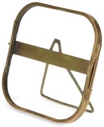 Ramă foto aurie cu picior de susținere din metal 11x10 cm – Rex London