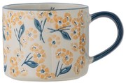 Cană albastră-bej din gresie 400 ml Myah – Bloomingville