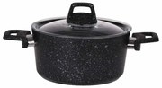 Cratiță din aluminiu cu capac EH Granite 4,4 l , diam. 24 cm