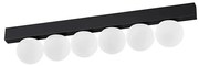 Plafonieră LED Ideal Lux PING PONG 6xLED/3W/230V CRI 90 negru