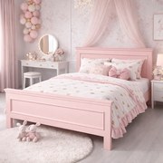 Pat Sierra - 140x200 cm - din lemn masiv de brad