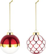 Terasele de Crăciun din sticlă „Delight”, set de 2, model 4 - Alessi