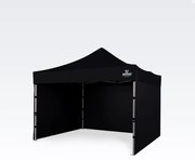 Cort petrecere 3x3m - cu 3 pereți - Negru