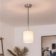 Brilagi - Lustră LED pe cablu NUBILA 1xE27/60W/230V Ø 14 cm negru/crem